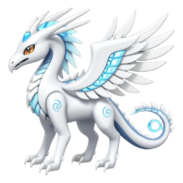 Meloetta-Reshiram-Dialga-Pokémon-Fakémon-fusion-hybrid-creature sticker