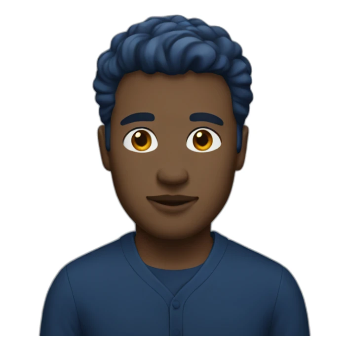 white men dark blue outfit sticker