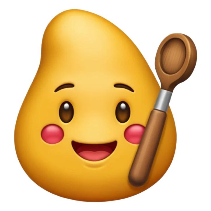 emoji mordiéndose el dedo índice con cara coquetta  sticker