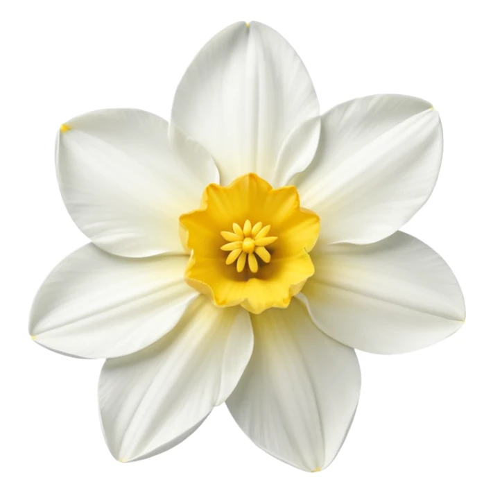 Narcisus flower sticker