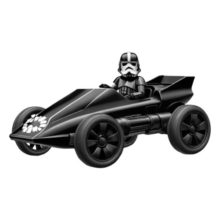 Hot wheels Star Wars racer verse death trooper. 1car sticker