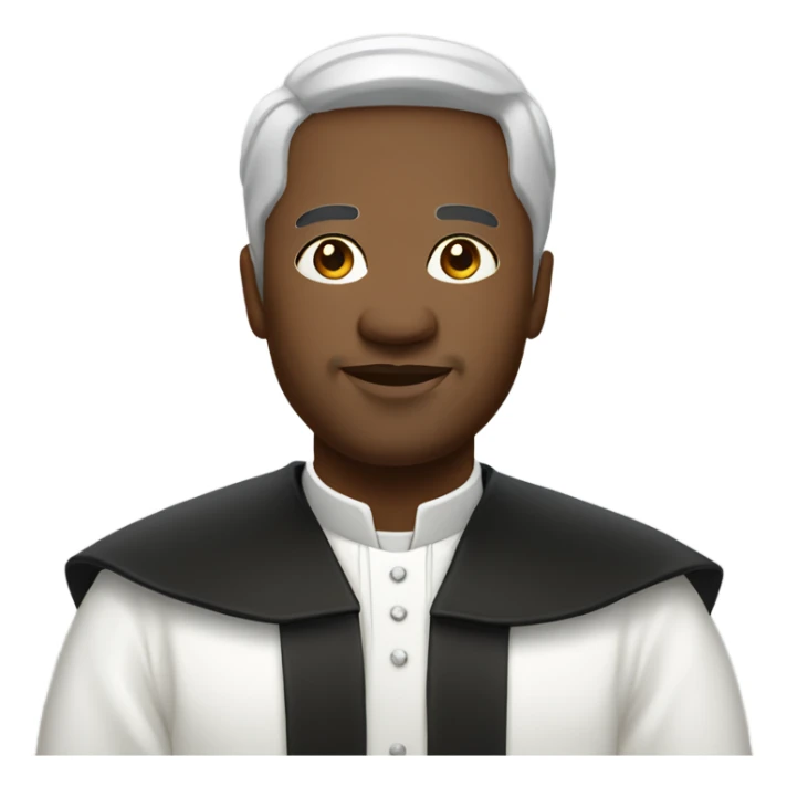 Pastor in White Vestments sticker