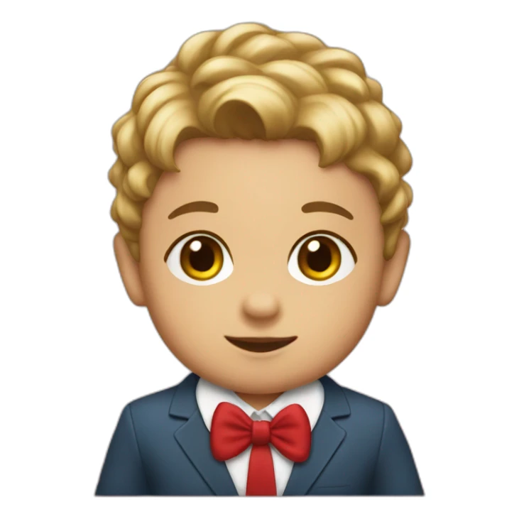 Baby un Christmas suit sticker