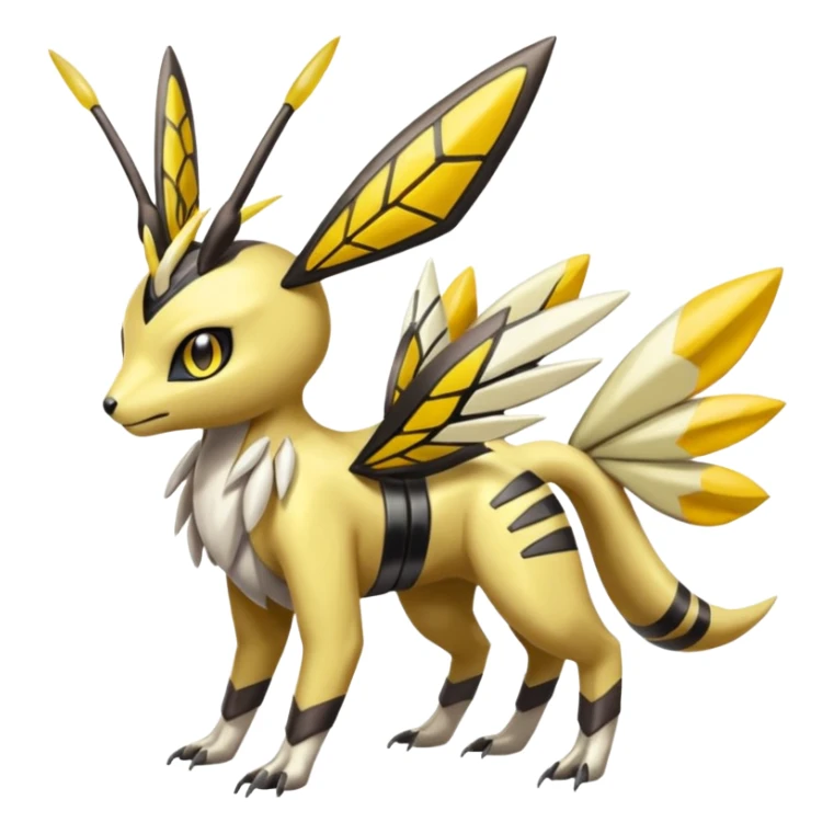 Meloetta-Renamon-Beedrill-Manectric-Palkia-Cresselia-fusion sticker