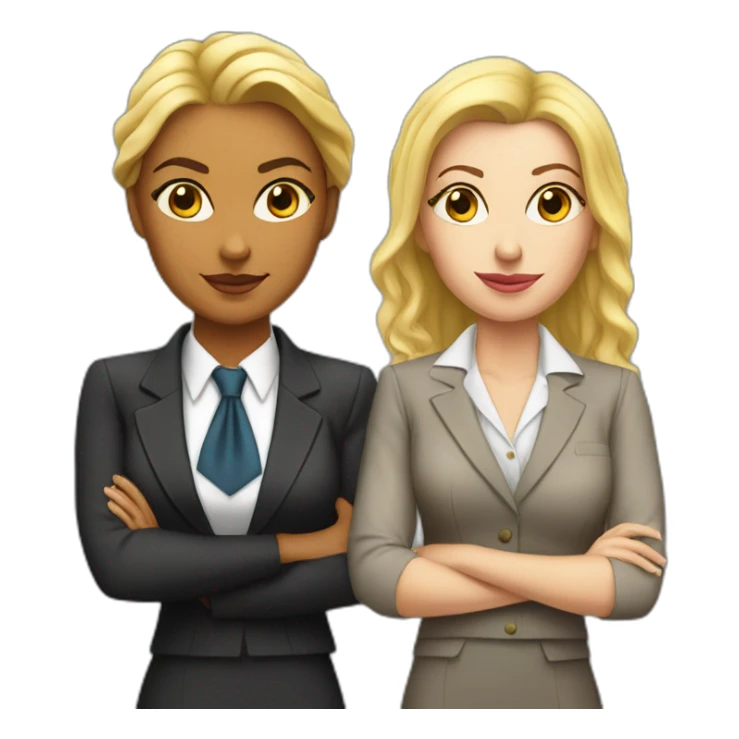 Beautiful strong female lawyer and aerial queen sticker