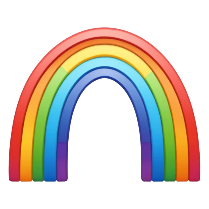 Rainbow sticker
