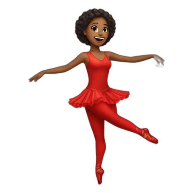 red dancer sticker