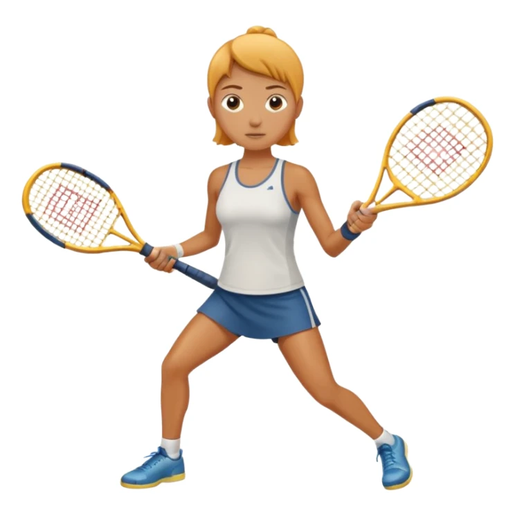 emoji squash sports sticker