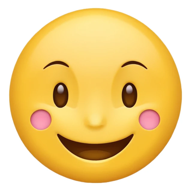 Create a Smile reaction emoji for a new social media app sticker