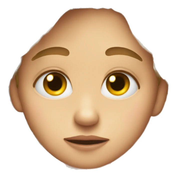 Emoji in the verge of tears sticker