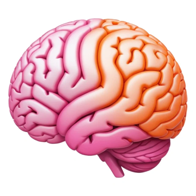 Pinkorangewhite 67 brainrot sticker