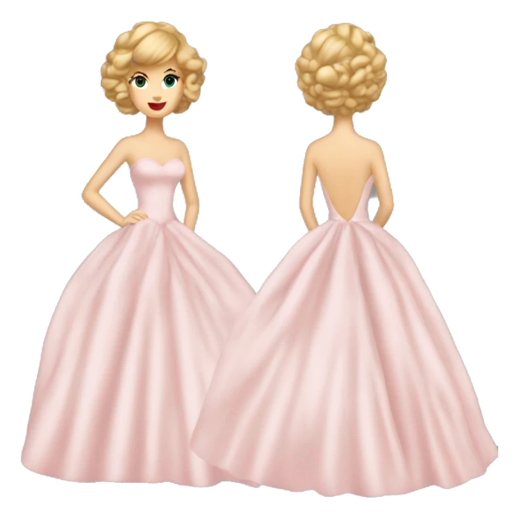 taylor swift wearing big ball gown sticker