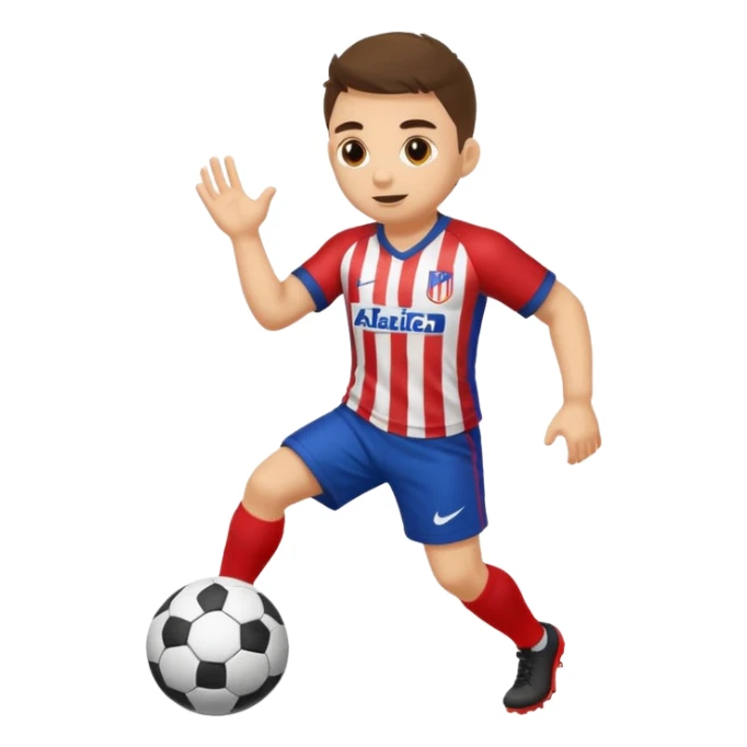 hacer el lanzamiento  de pelota jugador sticker