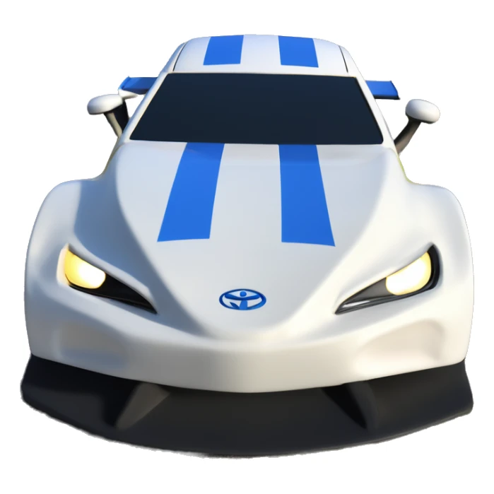 Radio Controlled Captain Rex themed 2013 Toyota 86 shaped like a Formula One race car with exposed turbine wheels  sticker
