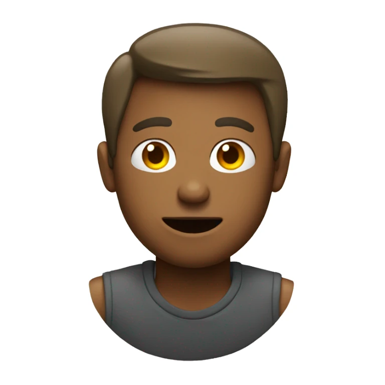 Man inside of a toilet sticker