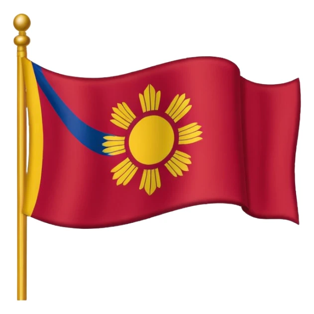 Tibet map flag sticker