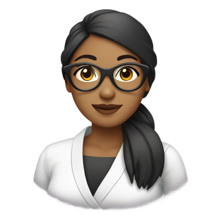 Spa girl with eyepatches sticker