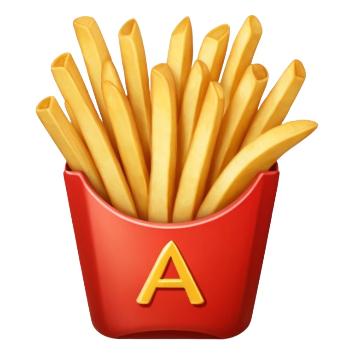 patatine fritte porzione sticker