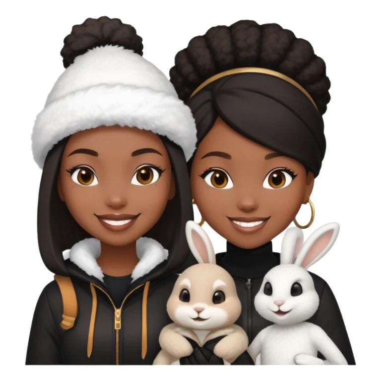 Black people gang banging snkw bunny girl sticker
