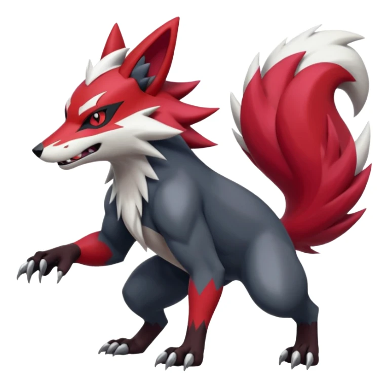 Zoroark-Zangoose-Obstagoon-hybrid-fusion, full body sticker
