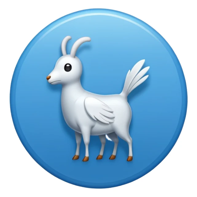 A white tick symbol on blue circle similar to verified badge sticker