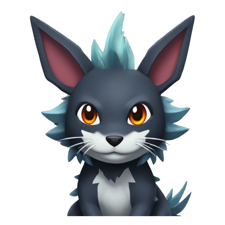 cool edgy cute colorful Dark-type nargacuga Pokémon full body sticker