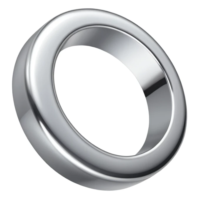 silver ring sticker