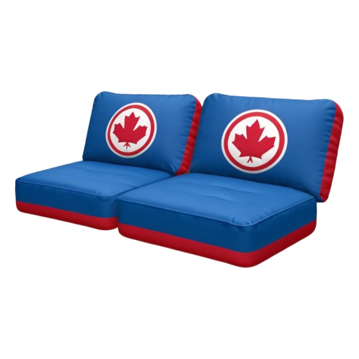 futon beds with Montréal Hockey Team's drift livery sticker