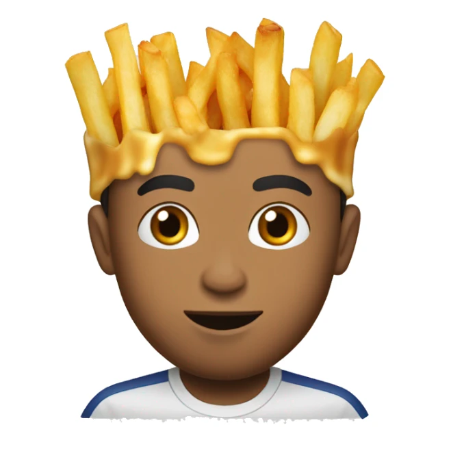 Ronaldo qui mange des frites sticker