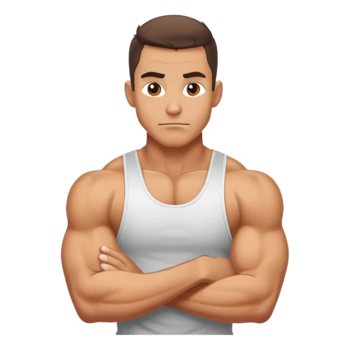 Crea un gym rat  sticker