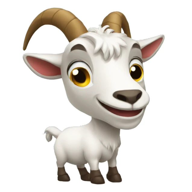 Goat of soccer sticker