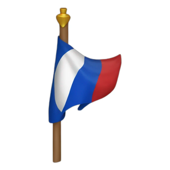 drapeau france libre avec la croix de lorraine sticker