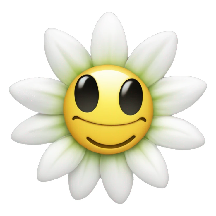 Beautiful Flower Edelweiß smile sticker