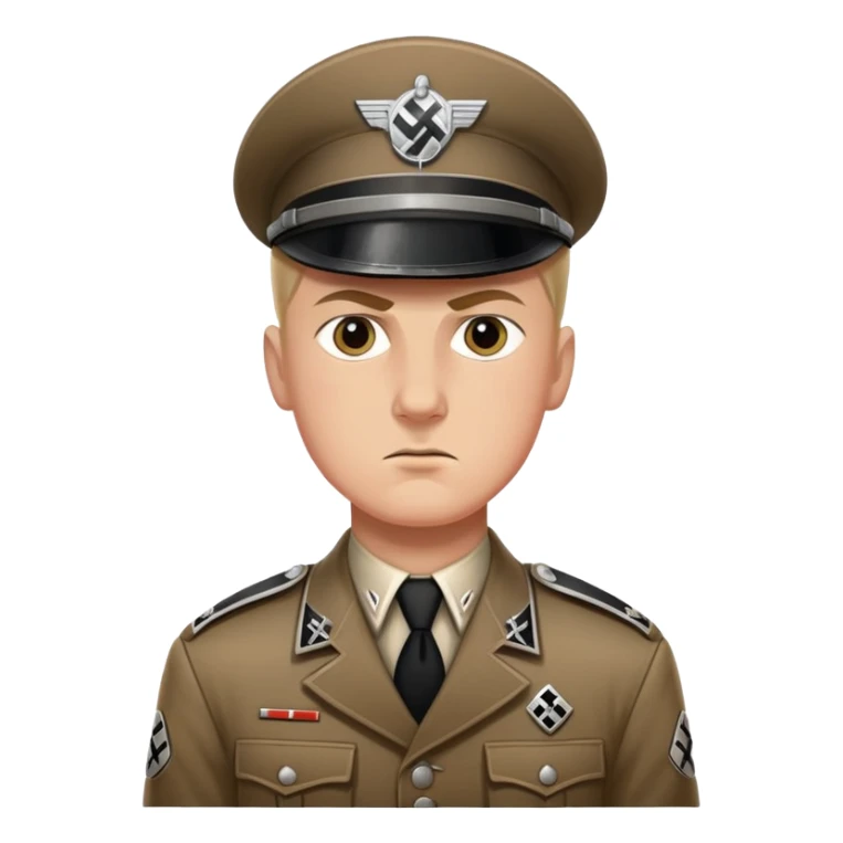 a nazi ss soldier sticker