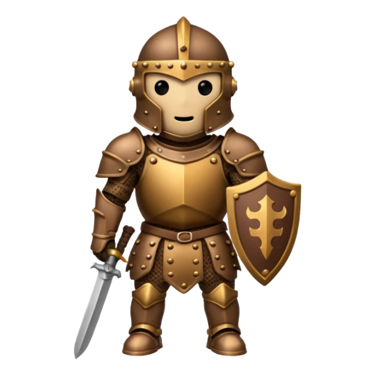 cookie that is a knight because it is a tough cookie but it doesnt have a face instead its just a chocolate chip cookie sticker