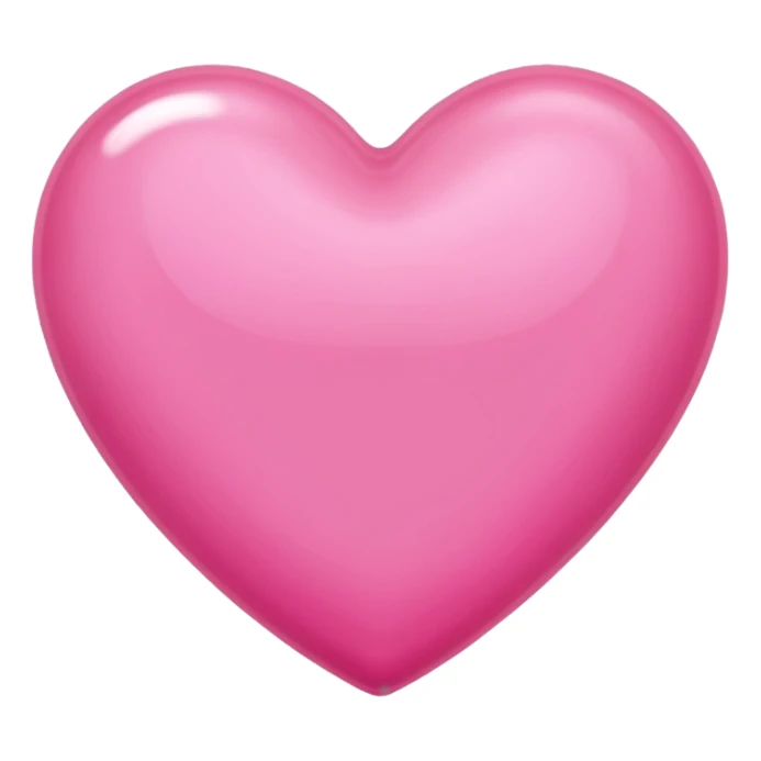 a pink heart with nail varnish sticker