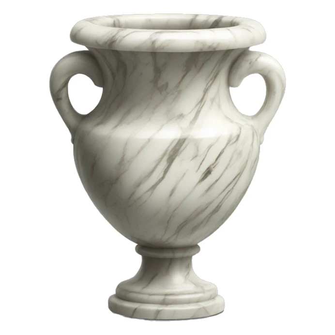 Marble vase sticker