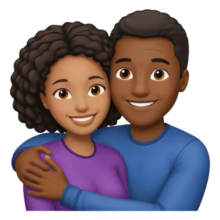 Symbiotic relationship black male and female sticker