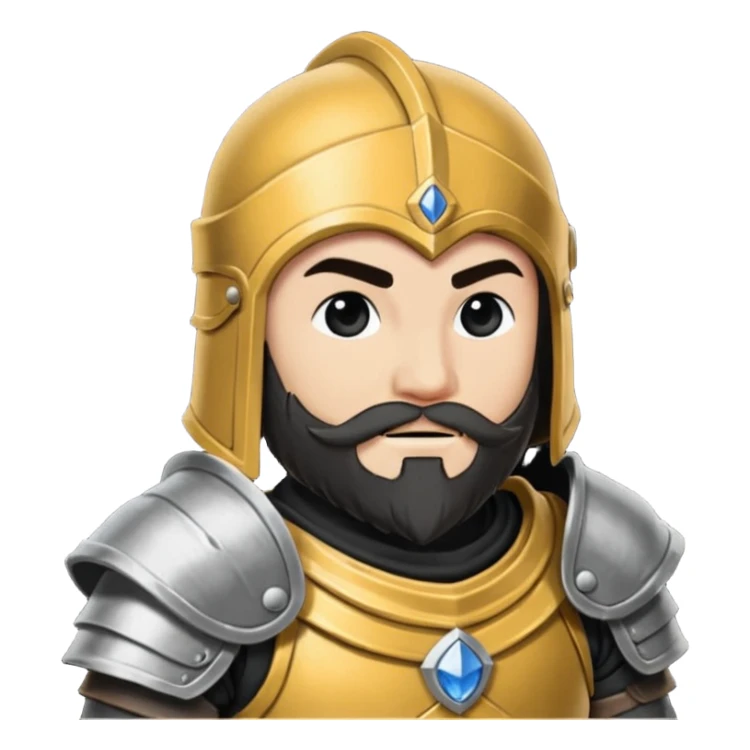 Enano dnd estilo blanco y negro dibujo sticker