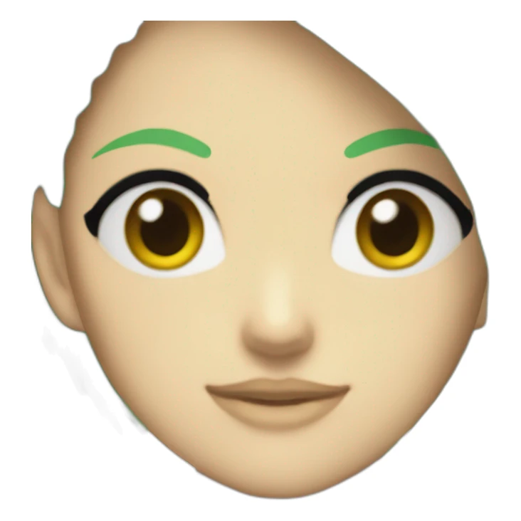 Roronoa zoro but as a woman sticker