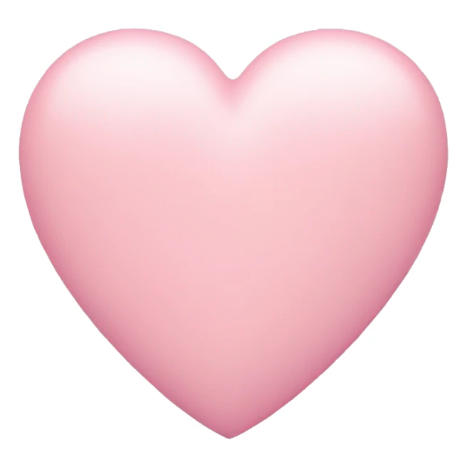 Pastel pink heart  sticker