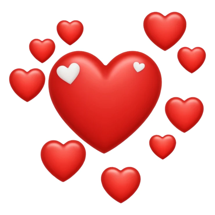 Put love hearts around this emoji 🤤 sticker