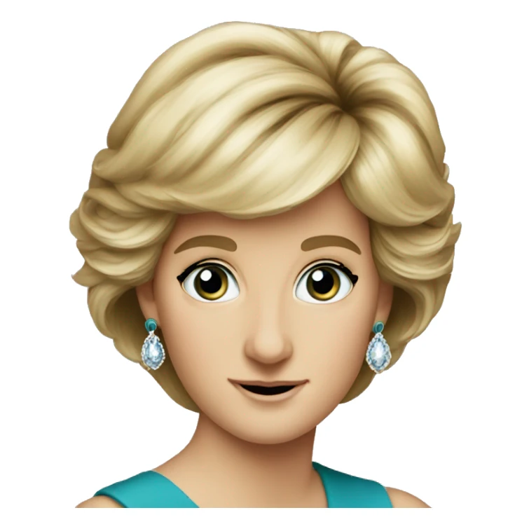 Princess Diana being doe-eyed sticker