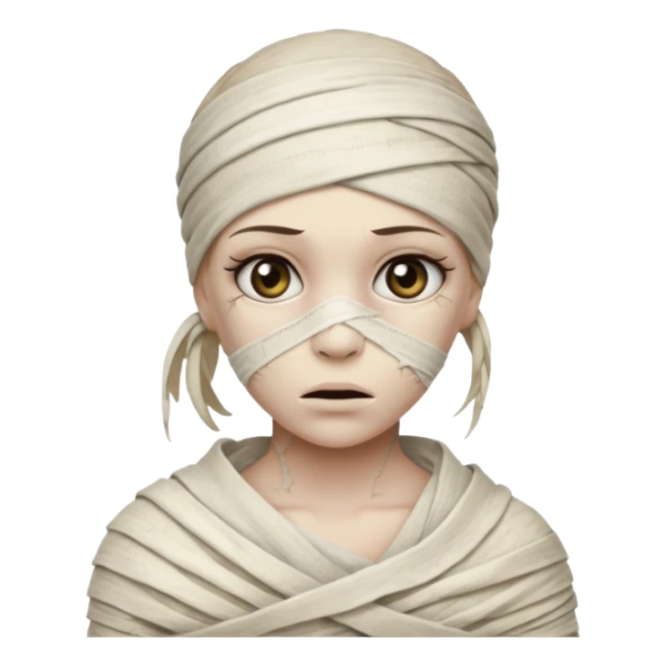 mummy girl sticker