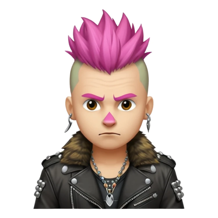 musician animal punk sticker