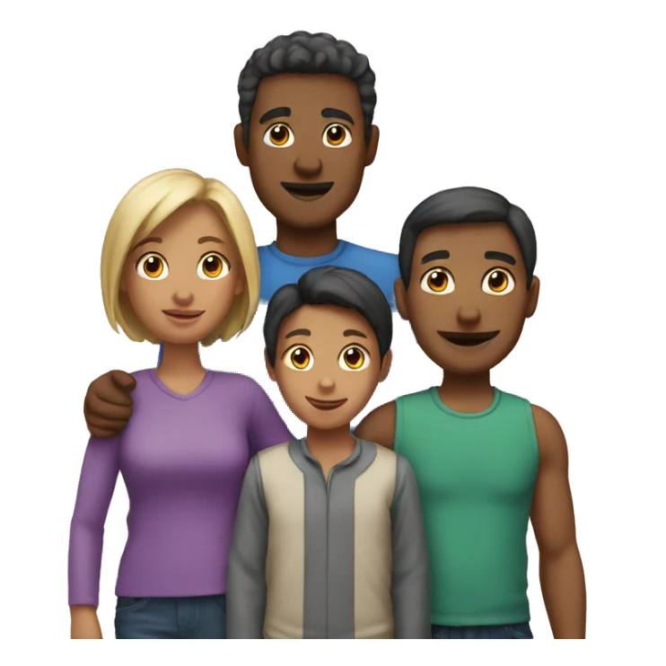 A family of 6 sticker