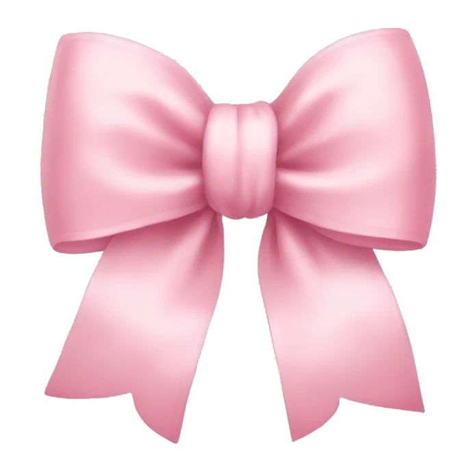 Baby pink bow sticker