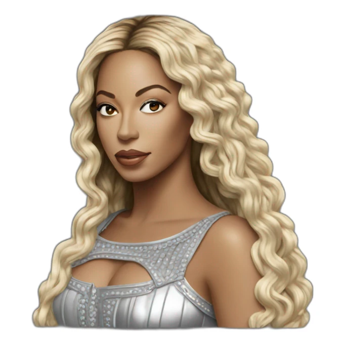 Renaissance album Beyoncé on silver horse sticker