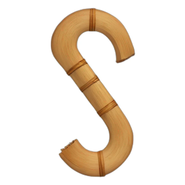 question mark made out of drum sticks sticker