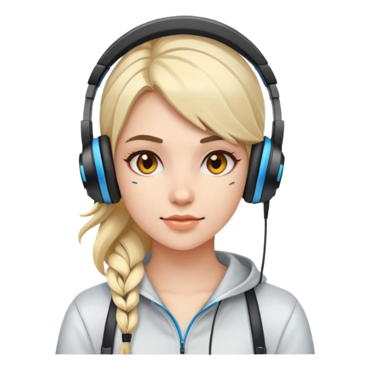 Gamer girl sticker